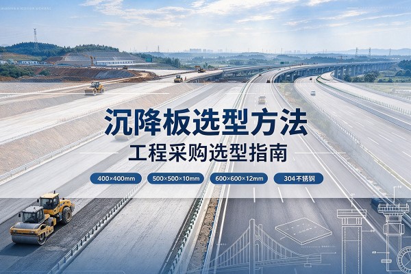 西夏沉降板选择方法